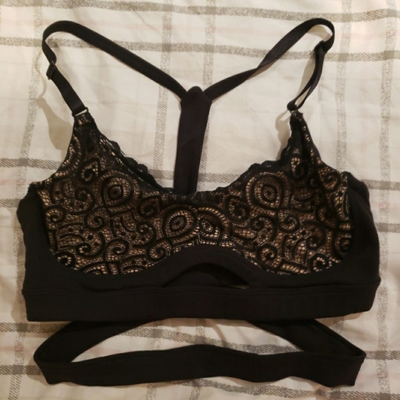 Bombshell Black/Tan Bra - Picture 2 of 5
